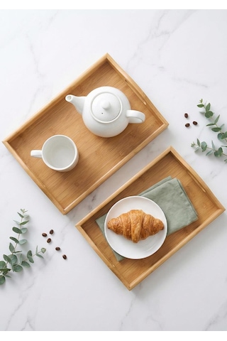 Bambu Tepsi Takımı - 2 Parça Bambu