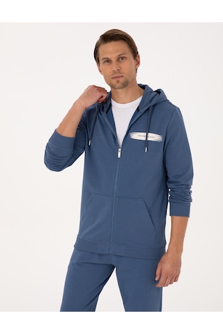 Pierre Cardin Erkek İndigo Hırka Örme 50313950-vr028 İndigo