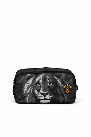 Galatasaray Lisanslı Aslan Baskılı Kalemlik - Siyah Kamuflaj 2 Bölmeli Kalem Çantası Galatasaray Lisanslı Aslan Baskılı Kalemlik - Siyah Kamuflaj 2 Bölmeli Kalem Çantası