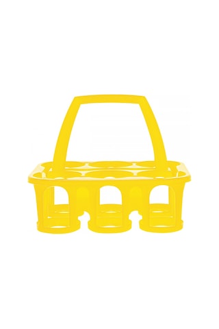 Lyson Bal Kavanozu Taşıma Sepeti, Plastik, Sarı - Arıcılık