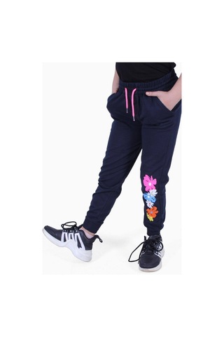 3'lü Karışık Paris Model Kız Çocuk Lacivert-anstrasit-gri Eşofman Altı Çok Renkli