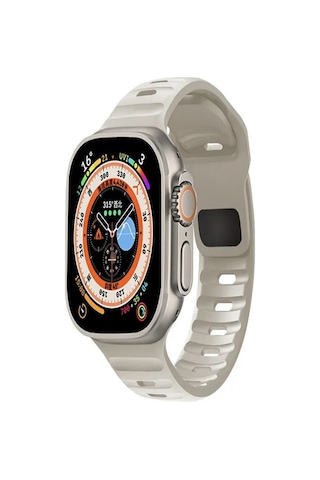 Apple Uyumlu Watch 9-8-7-6-5-4-3-se / 38-40-41 Mm Armour Dynamıc Silikon Kordon