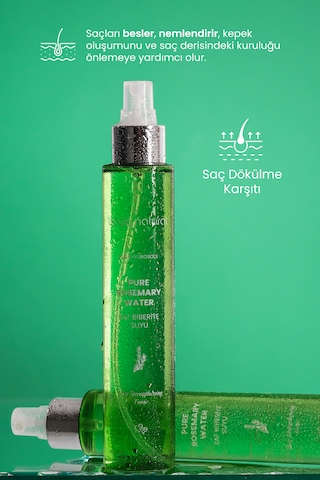 Bade Natural Biberiye Suyu Dökülme Karşıtı Saç Toniği 150 ML