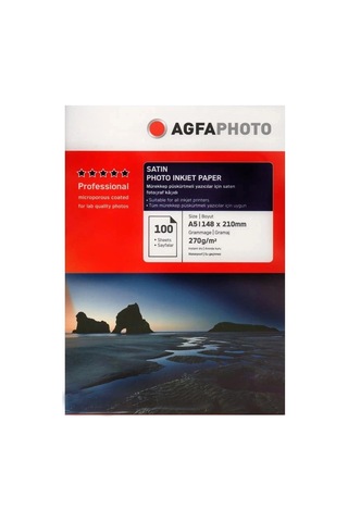 Özel Seri Agfaphoto Fotoğraf Kağıdı 15x21 270gr A5 Inkjet Kağıt Mat Baskı Ürünü Karton Foto