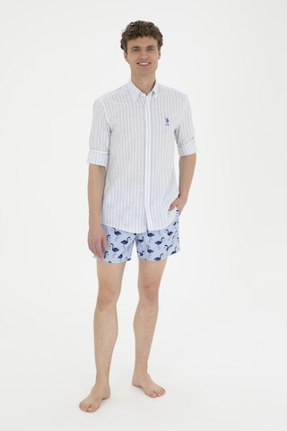 U.s. Polo Assn. Erkek Açık Mavi Deniz Şortu 50282921-vr003 Açık Mavi