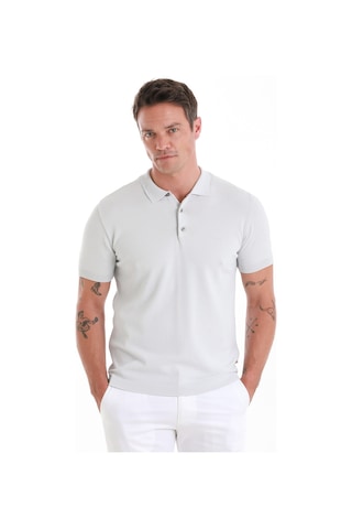 Hatemoğlu Gri Regular Fit Düz Polo Yaka Tişört 35362023c001 007 Gri