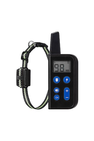 Otomatik Ses Kontrolü Havlama Durdurucu, Ipx7 Su Geçirmez Şarj Edilebilir Şok Tasmaları, Küçük Orta -siyah