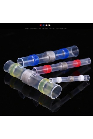 Kosona 500 Adet Su Geçirmez Kaynaklı Isı Sıçramalı Bağlantı Terminali Seti 50kırmızı+50mavi+40beyaz+20sarı+340siyah Kutulu