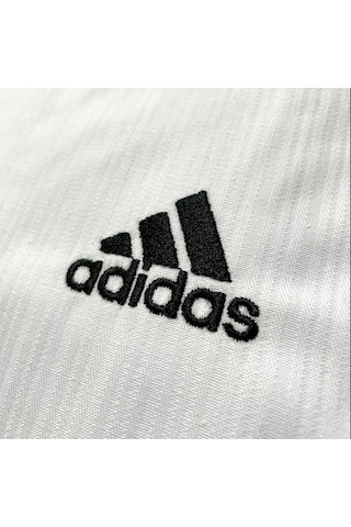 Adidas ADI-START Siyah Yaka Taekwondo Müsabaka Elbisesi Beyaz