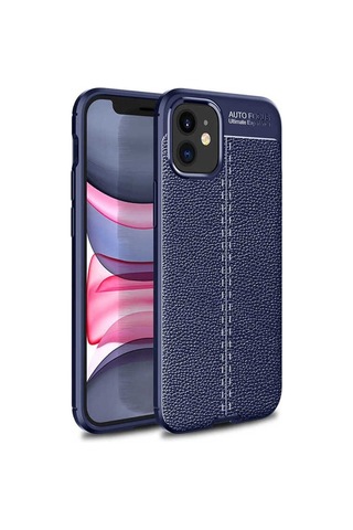 Apple Uyumlu iPhone 12 Mini Kılıf Zore Niss Silikon Kapak Lacivert