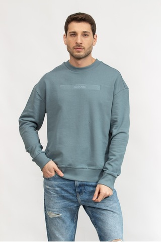 Calvin Klein Calvın Kleın Erkek Sweatshırt K10k113763-cfq K10k113763-cfq Mavi Mavi