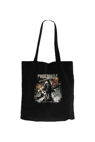 Powerwolf Call of The Wild Siyah Kanvas Bez Çanta