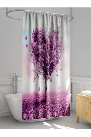 Delly Banyo Perdesi Premium 180x180 Cm. 198243037 Beyaz