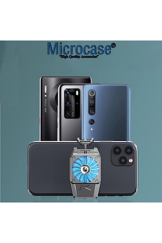 Microcase AL2657 4.7-6.5" Telefonlar ile Uyumlu Ledli Soğutucu Fan