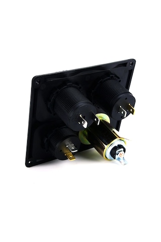 Bfy Switch Panel 4'Lü Usb + Voltmetre + Ampermetre+ S.Çakmaklık +