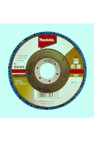 Makita D-63753 Ekonomik Flap Disk 115 Mm 60 Kum Zirkiyum