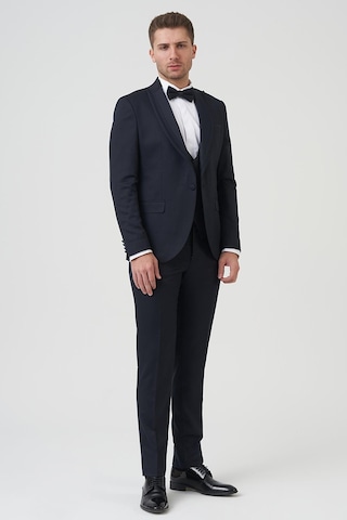 White Stone Houston D2404 Slim Fit 6 Drop Damatlık Takım Elbise Lacivert - Laci Lacivert
