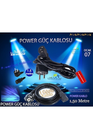 Hp Laserjet 2420 Yazıcı Güç Kablosu 220V Ac Power Cord