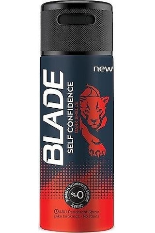 Blade Self Confidence Sprey Deodorant 150 ML Blade Self Confidence Sprey Deodorant 150 ML