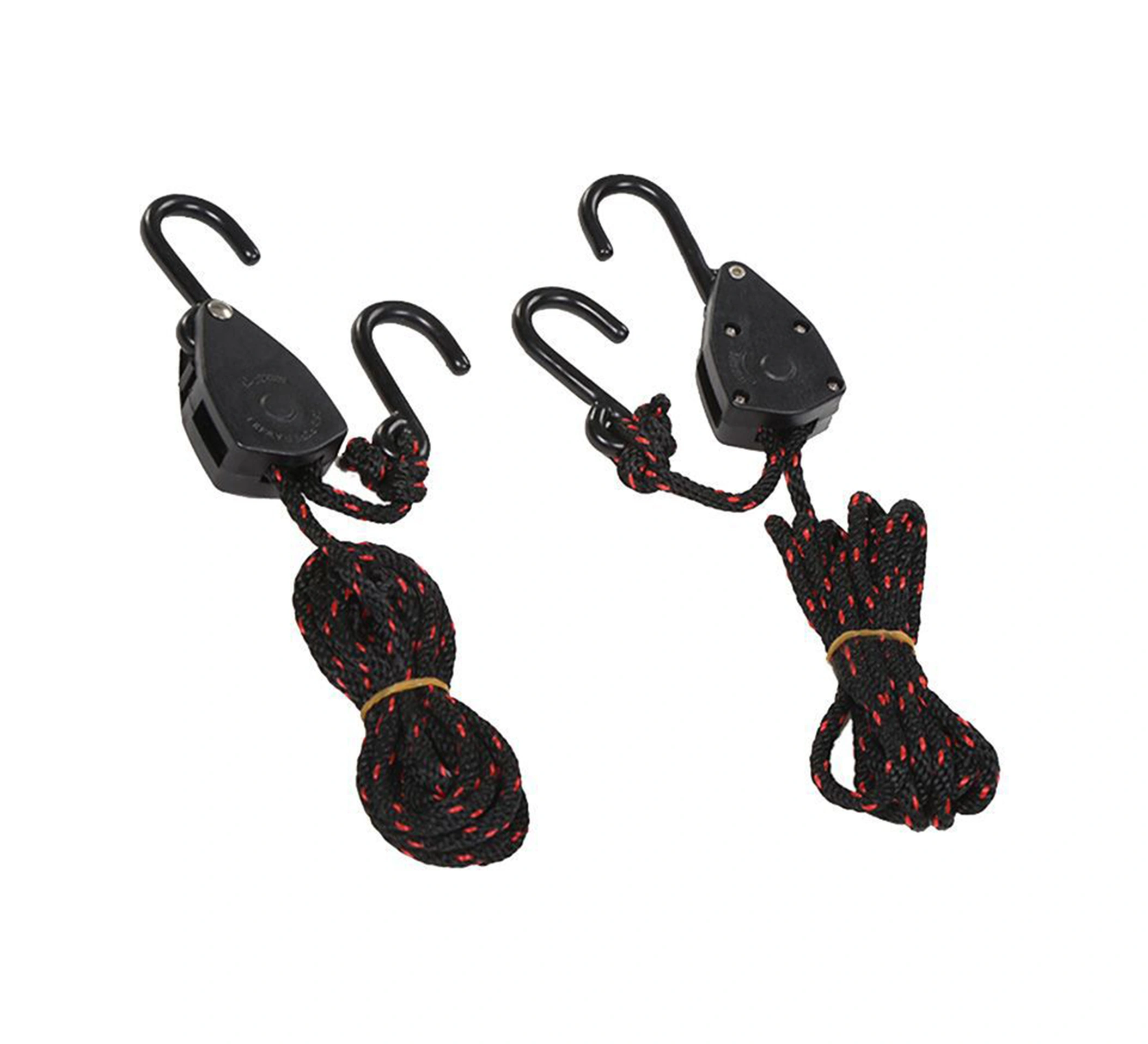 Yaleker 2'li Metal Kayar Tekerlekli 2m Siyah-kırmızı Askı Kordonu - Bitki Çadırı Ve Aydınlatma Aksesuarı, Plastik Kutuda Paket Diğer