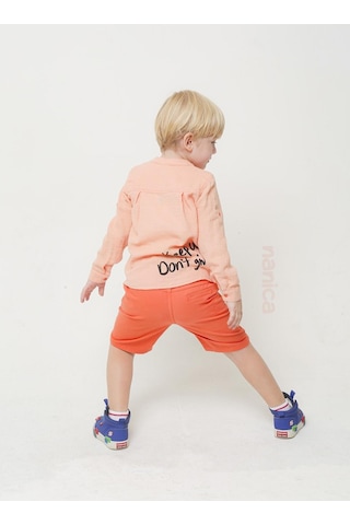 Nanica Kids Erkek Hakim Yaka Gömlek 24ynnc124127 Somon