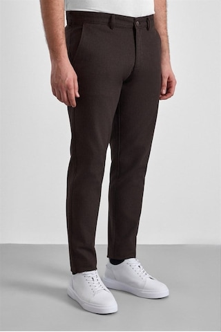 Süvari Koyu Kahve Slim Casual Pantolon Pn2020500745-kh9