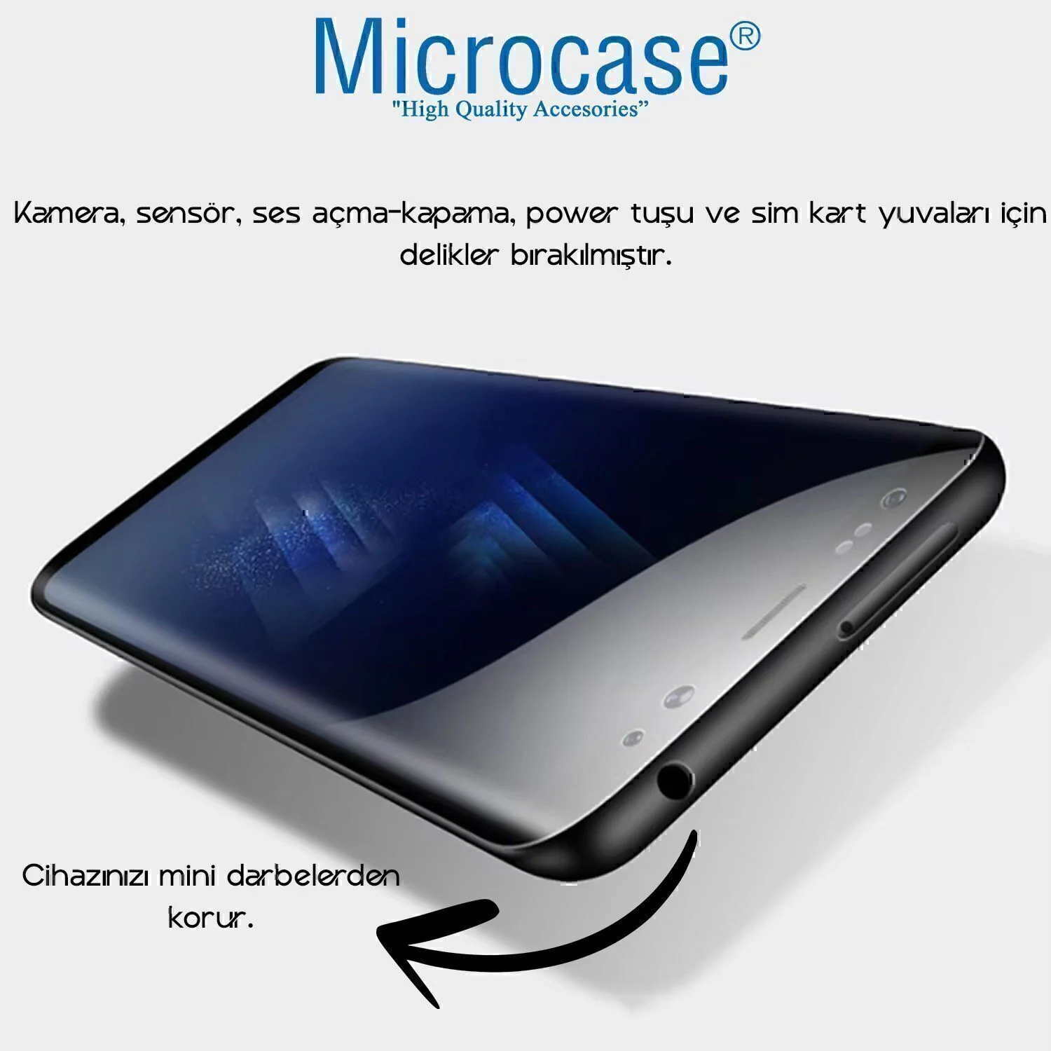 Microcase Realme Note 80 İle Uyumlu Full Tpu Ön Arka Nano Koruma- Ekm103