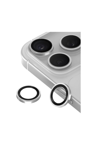 Apple İphone 18 Pro Max Bilvis Titan Kamera Lens - Gümüş Aklby-bsva58 Diğer
