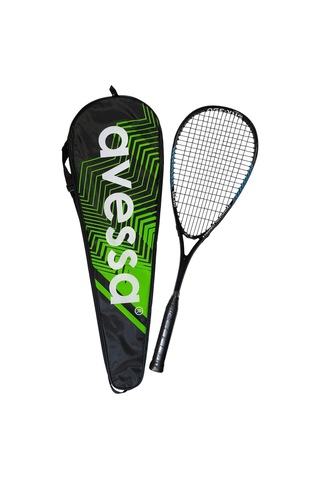 Premium Erkek Seri Kort Srk-250 Carbon-aleminyum Squash Raket Siyah-mavi Mavi - Siyah