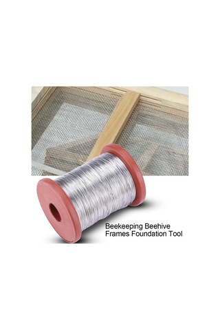 Hangfox 500g Arı Kovanı Çerçeveleri İçin 24 Numara Paslanmaz Çelik Tel - Arı Bal Çerçevesi Ve Mürekkep Tabanı Birleştirme İçin Dayanıklı Kullanım