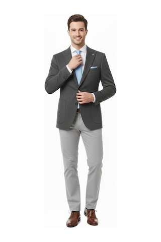 Presto Erkek Slim 6 Drop Örme Torba Cep Ceket Siyah 1639-0011 Siyah