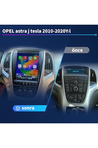 Opel Astra J Tesla 2010-2020yıl 2gb Ram 32gb Rom Multimedya