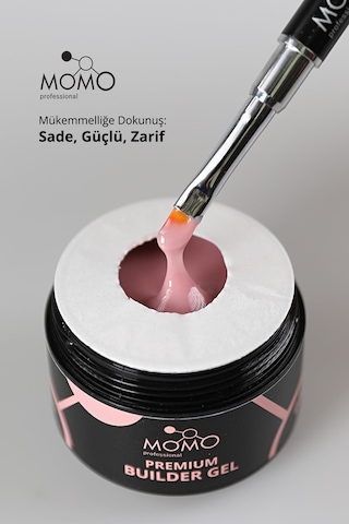 Momo Professional Premium Builder Gel Protez Tırnak Jeli No.07 Natural 10 gr