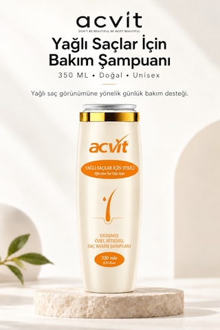 Yağlı Saçlar Için Ph Dengelemeye Yardımcı Doğal Bakım Şampuanı