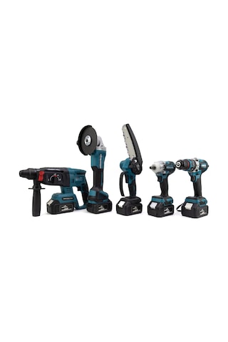 Dawreek Beşli Set MK350 (Budama Testeresi 13 MM Ç.Mandren+S.Sıkma+Ş.Spral+Ş.Hilti)