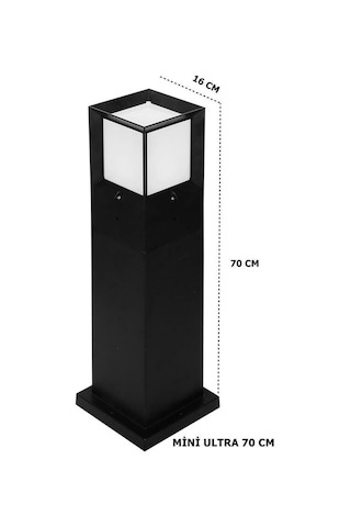 Zita Mini Ultra 70cm Bahçe Lambaları Duvar Üstü Aydınlatma E-27 Duylu Ip54 Code/266