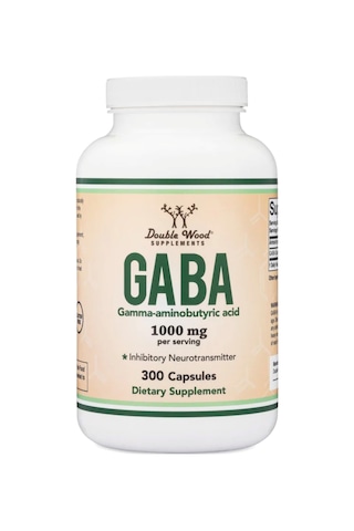 Doublewood Gaba 1,000,mg 300 Capsules.made In Usa. Tr Tek Yet...