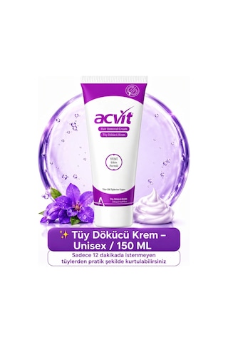 Acvit Tüy Dökücü Krem 150 ML