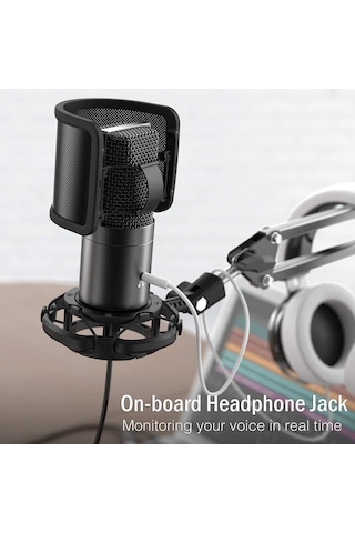 Fifine T683 Usb Condenser Mikrofon Kayıt Seti