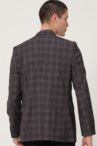 C9058 DEWBERRY ERKEK CEKET-SİYAH-BORDO Bordo - Siyah