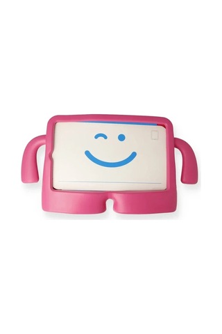 Zenviaat Newface iPad Uyumlu 10.2 7.nesil Kılıf Karakter Tablet Silikon - Pembe Znv2027 Arka Kapak