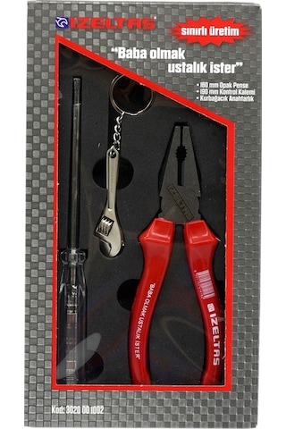 İzeltaş Babalara Özel Pense Kontrol Kalemi Seti Anahtarlıklı – 3020001002
