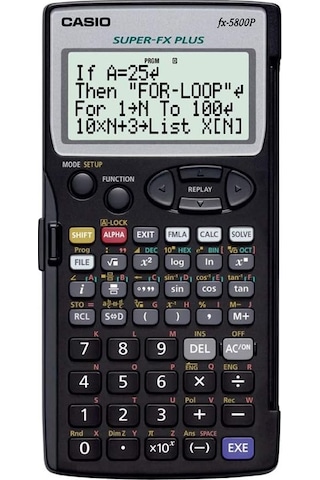 Casio FX-5800P Programlanabilir Bilimsel Fonksiyonlu Hesap Makinesi