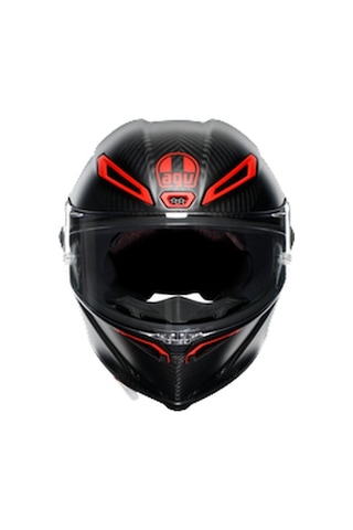 Agv Pista Gp Rr Carbon Motosiklet Kaskı Kırmızı - Siyah
