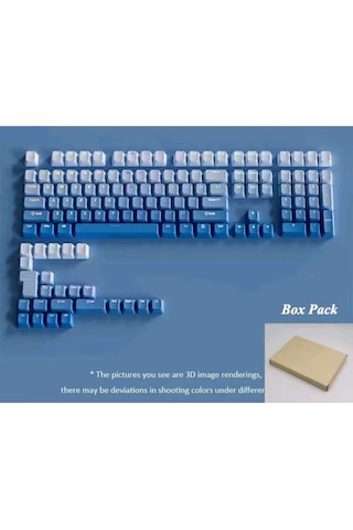 Gradient Mekanik Klavye Oem Profil Rgb Tuş Takımı Pbt