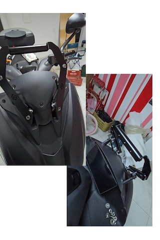 Yerlikit Zontes Rks Rz250s Ön Cam Telefon Navigasyon Tutucu