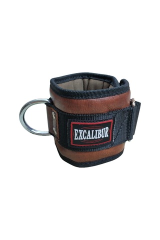 Excalibur Deri Ayak Bilek Kayışı Kahverengi