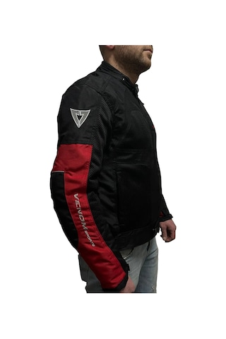 Venom Dynamic V2 Dört Mevsim Motosiklet Montu Kırmızı - Siyah