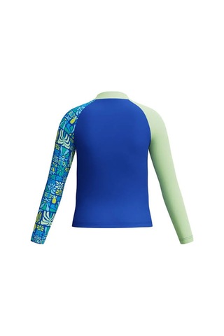 Speedo Ls Print Erkek Çocuk Güneş Koruyucu Tişört Mavi