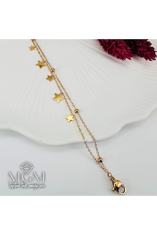 Mepa Gold Çelik Bileklikler 16+5 Cm Uzatma Payı - Kbl0166 Najmaddin Altın